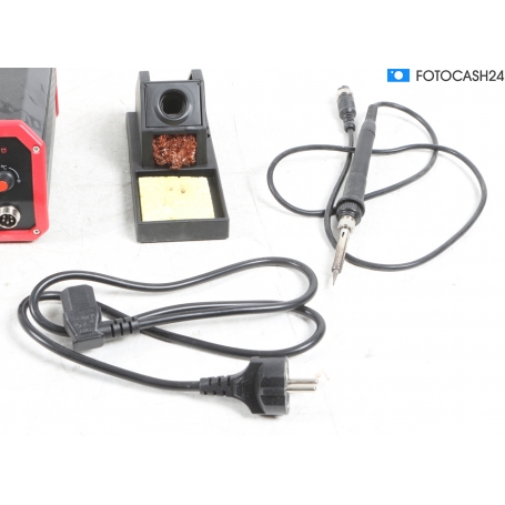 Toolcraft ST-80D digitale Lötstation Lötspitze 80 Watt 150-450°C Temperatur einstellbar rot schwarz (284860)