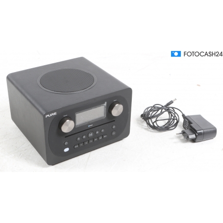 Pure 151080 Evoke C-D4 Tischradio Musikanlage UKW AUX Bluetooth CD schwarz (284885)