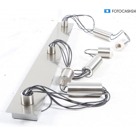 Trio Stanley Pendelleuchte Deckenbeleuchtung Innenbeleuchtung 40W 3xE27 nickel weiß (284919)