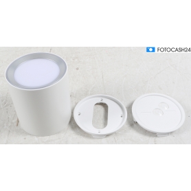 Nordlux Landon Long Badezimmerbeleuchtung Deckenleuchte 14cm LED IP44 600L 6,5W dimmbar Metall weiß (285024)