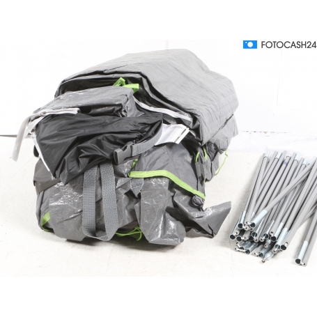 High Peak Paros 5 Tunnelzelt, 5-Personen, 300x480cm, dunkelgrau/grün (285050)