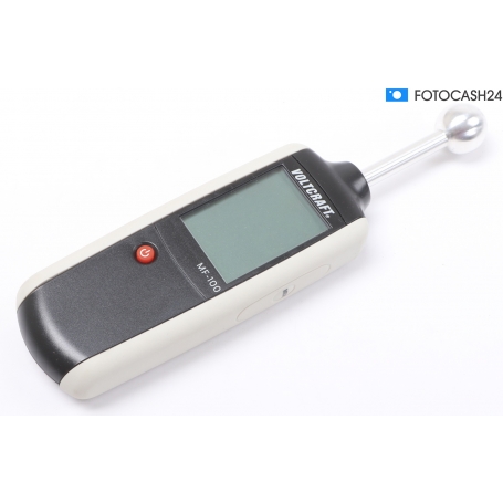 VOLTCRAFT MF-100 Materialfeuchteindikator Messgerät Feuchtigkeit LCD Hold-Funktion 20-40mm (284037)