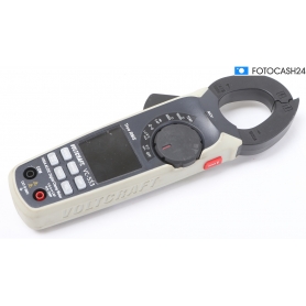 Voltcraft VC-533 Stromzange Strommessgerät Spannungsprüfer True RMS Counts 6000 CAT III 600V schwarz (284038)
