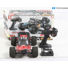 Absima Truck Racing 1:14 RC Modellauto Elektro Monstertruck Allradantrieb 4WD RtR 2,4GHz schwarz rot (285262)