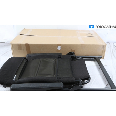 Travellife Barletta Comfort Campingstuhl, schwarz, Gr. L (285281)