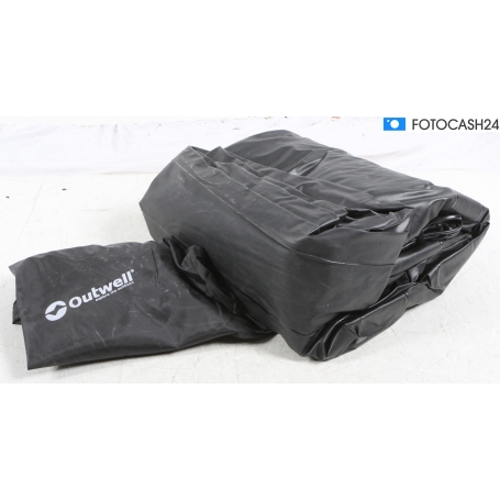 Outwell Superior Double Luftbett Doppel-Luftmatratze Elektropumpe Camping Outdoor 195x160x45cm blau (282661)