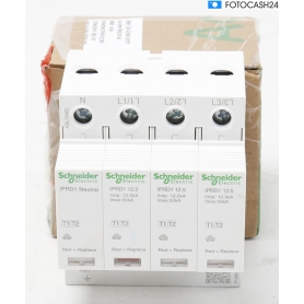 Schneider Electric Kombiableiter Typ 1+2, Acti9 iPRD1 12.5r, 3P+N, 400V AC, Imax 50kA (A9L16482) (284215)