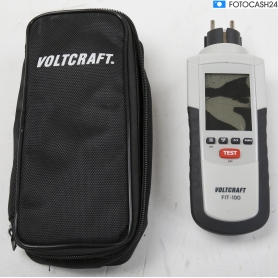 Voltcraft FIT-100 Installationstester Messgerät Prüfgerät LCD Abschaltfunktion automatisch (284226)