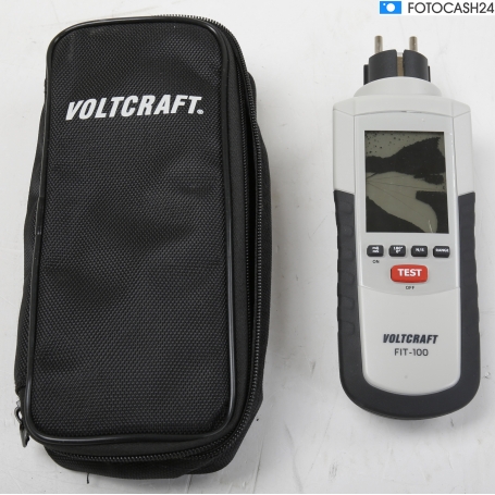 Voltcraft FIT-100 Installationstester Messgerät Prüfgerät LCD Abschaltfunktion automatisch (284226)