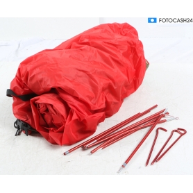 High Peak Sparrow LW Tunnelzelt, 2-Personen, 260x200cm, Pesto/rot (285288)