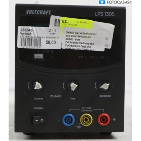 Voltcraft LPS1305 Labornetzgerät einstellbar linear geregelt 230V/AC schwarz (285345)