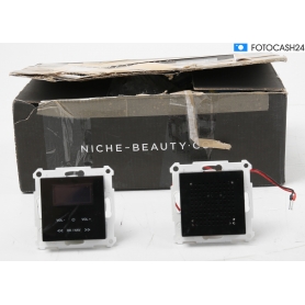 Merten MEG4375-0303 DAB+ Radio Set mit Bluetooth (ohne Lautsprecher), Farbe Schwarz für System M (285552)