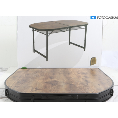 Bo-Camp 1404230 Woodbine Campingtisch Tisch 80x150cm Holzoptik braun (285650)