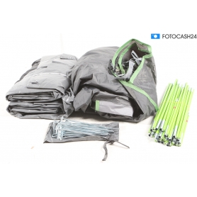 High Peak Como Kuppelzelt, 4-Personen, 450x230cm, dunkelgrau/grün (285686)