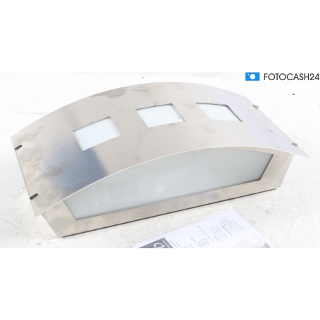 CMD Aqua Toma Außenwandleuchte, 230V, 75W, E27, edelstahl (23/BM) (285727)