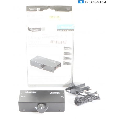 Vivanco MA 225 1-Kanal Mikrofon Vorverstärker (285559)