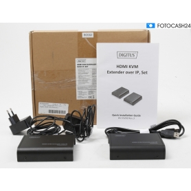 Digitus DS-55202 HDMI Netzwerk KVM-Extender-Set Verlängerung Receiver 1920x1080P USB schwarz (285750)