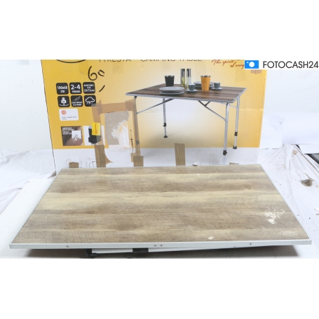 Camp4 Tyresta Campingtisch Klapptisch 100x68cm wetterfest Holz-Optik (283538)