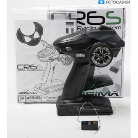 Absima CR6S Pistolengriff-Fernsteuerung Modellbau RC 2,4GHz 6 Kanäle schwarz (284196)