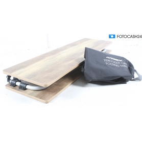 Dometic Zero Light Oak Campingtisch Outdoor-Tisch Gartentisch Esstisch 120x70x59-72cm One-Touch-System (285712)