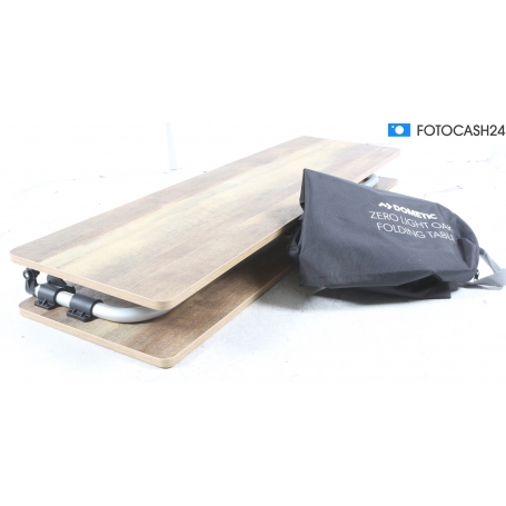 Dometic Zero Light Oak Campingtisch Outdoor-Tisch Gartentisch Esstisch 120x70x59-72cm One-Touch-System (285712)