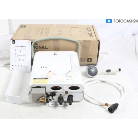 Eccotemp Outdoor Propangas Durchlauferhitzer inkl. Handbrause, 5L, 50mbar (285985)