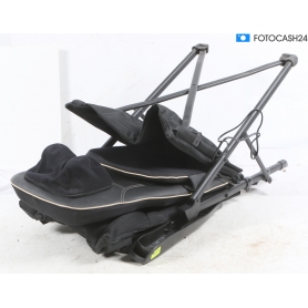 Travellife Barletta Cross Faltstuhl Campingstuhl Gartenstuhl Outdoor schwarz (283825)