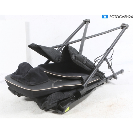 Travellife Barletta Cross Faltstuhl Campingstuhl Gartenstuhl Outdoor schwarz (283825)