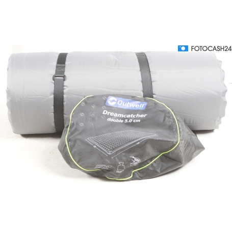 Outwell Dreamcatcher Double Isomatte Schlafmatte Matratze Camping 195x120x5cm FHF-Ventil selbstaufblasend grün (285331)