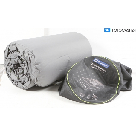 Outwell Dreamhaven Double Liegematte Schlafmatratze Gästebett Camping selbstaufblasend 200x140x10cm grün (285676)