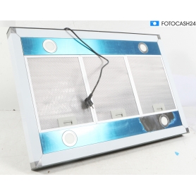 respekta CH44099GISAM EEK:A Inselhaube, 90 cm breit, 613 m³/h, Touch-Kontroll, Metallfettfilter waschbar, Edelstahl (286329)