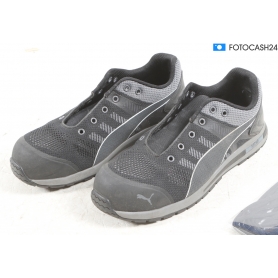 PUMA 643160-42 Safety Elevate Knit Black Low ESD Sicherheitsschuh Arbeitsschuh S1P Größe 43 schwarz grau (286337)