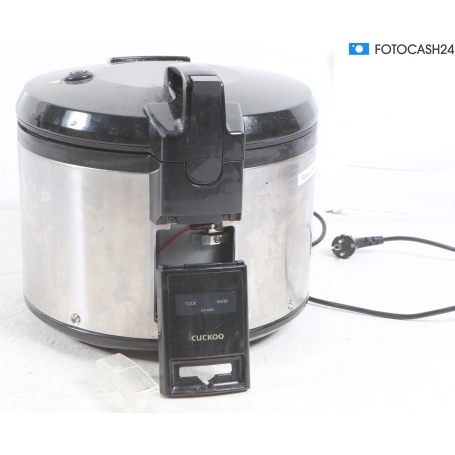 Cuckoo SR-4600 Gastro Reiskocher Reisgarer 4,6 Liter Edelstahl silber schwarz (286370)