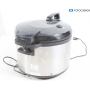 Cuckoo SR-4600 Gastro Reiskocher Reisgarer 4,6 Liter Edelstahl silber schwarz (286370)
