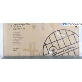 Isabella 700006275 Campingtisch Klapptisch Esstisch Reisetisch Garten Terrasse 90x140cm Aluminium (286382)