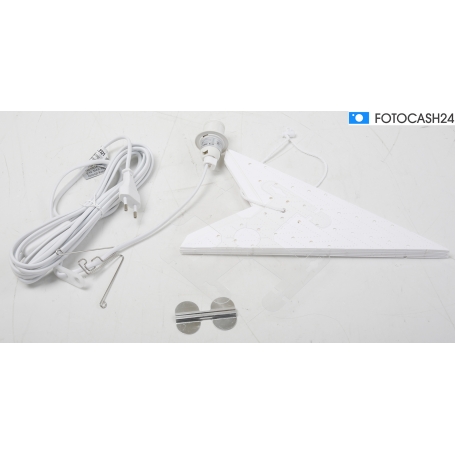 Konstsmide 2996-230 Weihnachtsstern Weihnachtsbeleuchtung Glühlampe E14 silber weiß (286426)