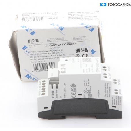 Eaton Steuerrelais EASY-E4-DC-6AE1P (286701)