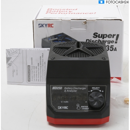 SkyRC BD250 Modellbau-Ladegerät Entladegerät LiHV LiPo NiMH Entladefunktion grafische Anzeige schwarz (286465)