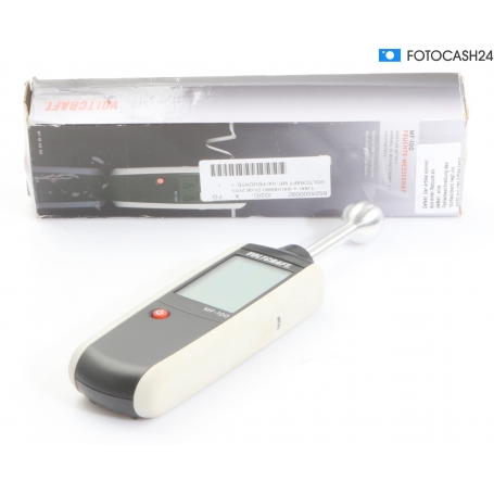 VOLTCRAFT MF-100 Materialfeuchteindikator Messgerät Feuchtigkeit LCD Hold-Funktion 20-40mm (286658)