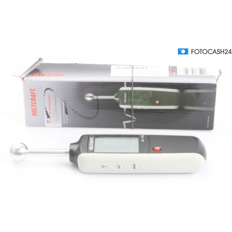 VOLTCRAFT MF-100 Materialfeuchteindikator Messgerät Feuchtigkeit LCD Hold-Funktion 20-40mm (286663)