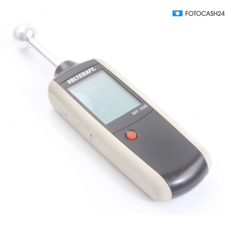 VOLTCRAFT MF-100 Materialfeuchteindikator Messgerät Feuchtigkeit LCD Hold-Funktion 20-40mm (286666)