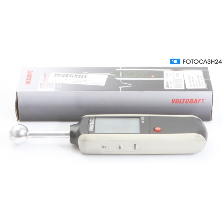 VOLTCRAFT MF-100 Materialfeuchteindikator Messgerät Feuchtigkeit LCD Hold-Funktion 20-40mm (286669)