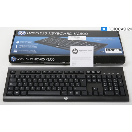 HP K2500 - Tastatur - kabellos - 2.4 GHz - Spanisch (286789)