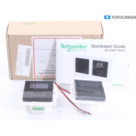 Merten MEG4375-0303 DAB+ Radio Set mit Bluetooth (ohne Lautsprecher), Farbe Schwarz für System M (286852)