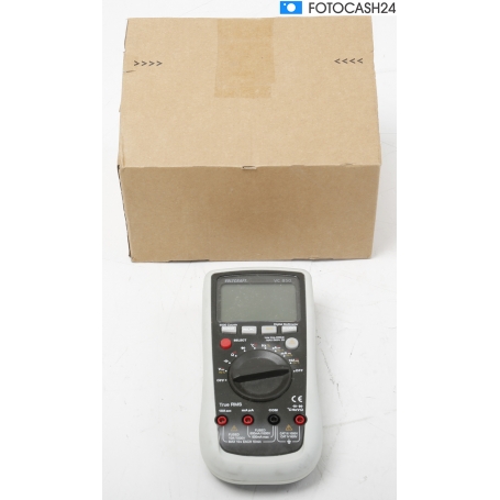 VOLTCRAFT VC-850 Digital-Hand-Multimeter Temperaturmessung Spannungsmessgerät 6000 Counts Auto-Range Data-Hold (286858)