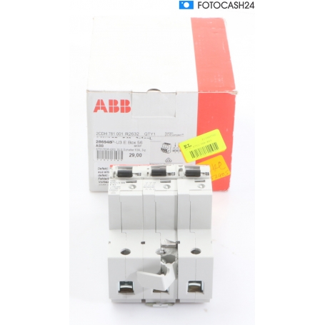 ABB S751/3DR-E63, SLS-Schalter 63A, 3-polig für Hutschien (286948)