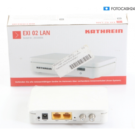 Kathrein EXI 02 Ethernet over Coax IP-Einspeiser LAN Modem 900MBit/s weiß (286963)
