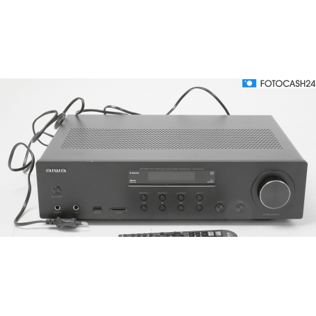 Aiwa AMU-120BT Class A 1200W Stereo Amplifier mit Bluetooth und USB/SD-MP3 Player (287022)