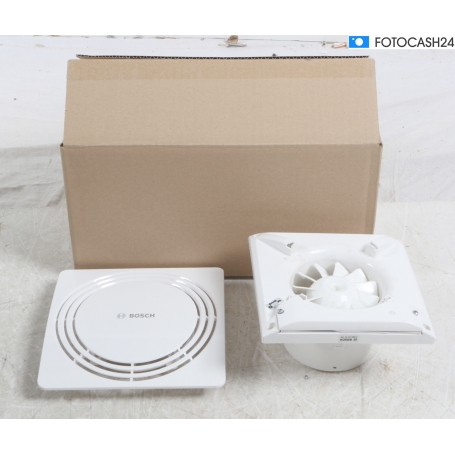 Bosch Fan 1900 DH W100 Badlüfter mit Feuchtigkeitssensor, für 100mm Rohre, weiß (7733703550) (287280)