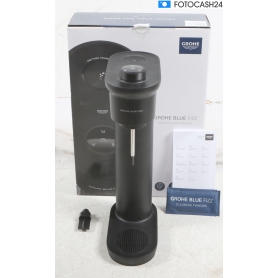 GROHE Blue Fizz Wassersprudler, Basic Starter Set, inkl. 1 Trinkflasche und 1x CO₂, schwarz (31941K00) (287459)